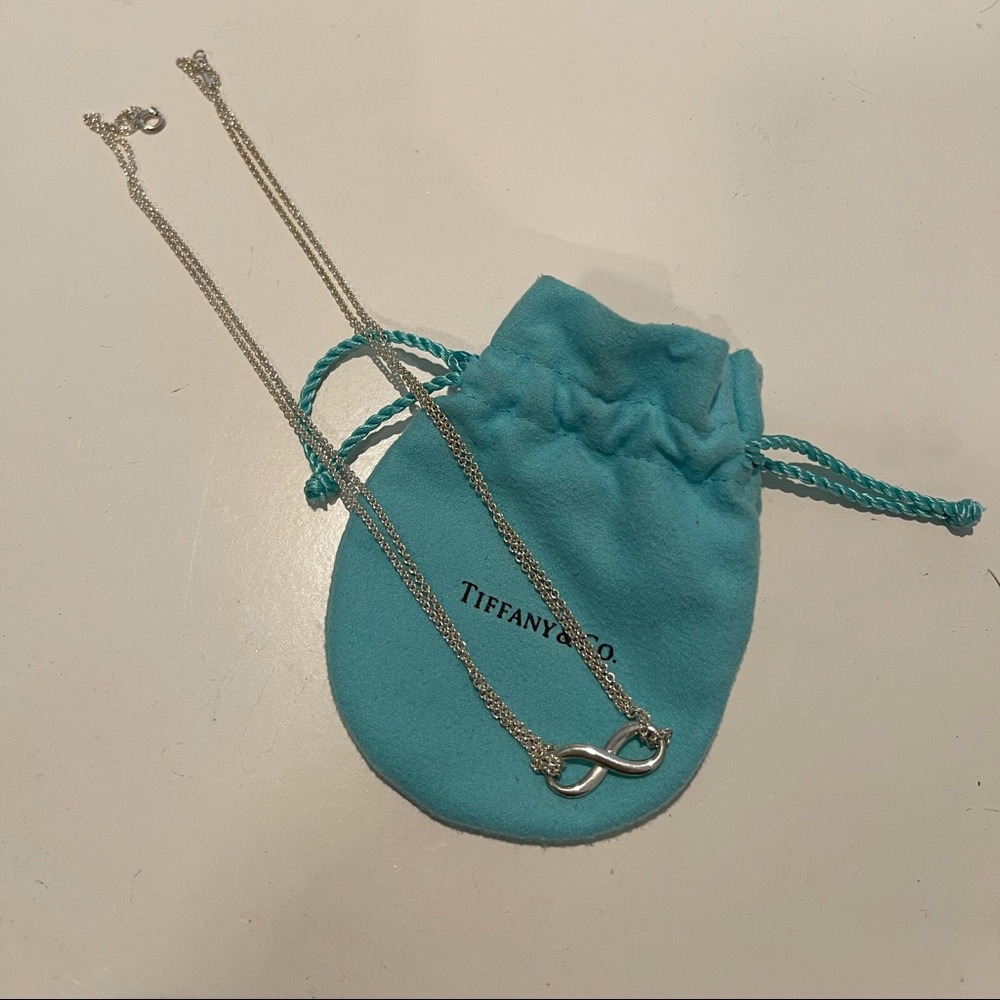 Tiffany & Co. Silver Infinity Necklace